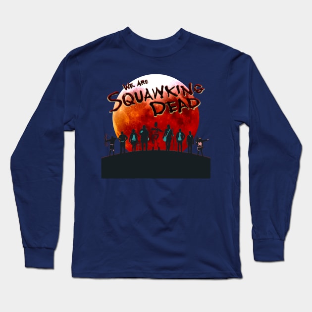 TWD Season 11C Art Long Sleeve T-Shirt by SQUAWKING DEAD